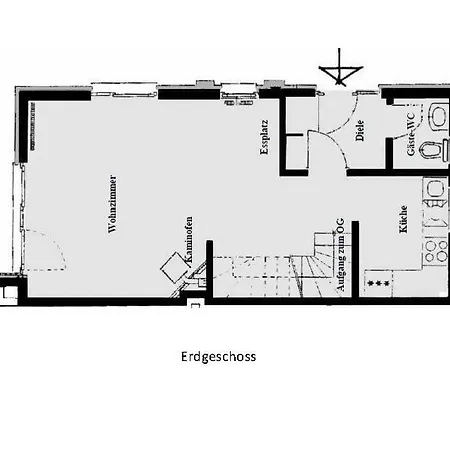 Reetdachhaus Holunder 3, 6 Personen, Kamin, W-lan Puddemin